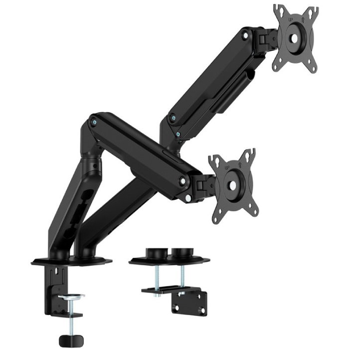 Aisens Soporte de Mesa Eco para 2 Monitores/TV de 17-32 pulg, Negro